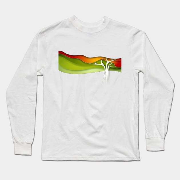 Save The Trees Long Sleeve T-Shirt by Aine Creative Designs